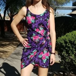 VTG 90s Floral Mini Dress